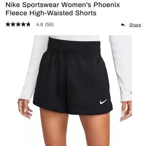 Women’s Nike Sportswear Phoenix Fleece high waisted shorts